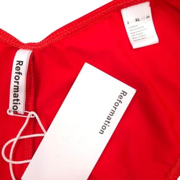 Reformation Red Bikini Bottom - Picture 8 of 8